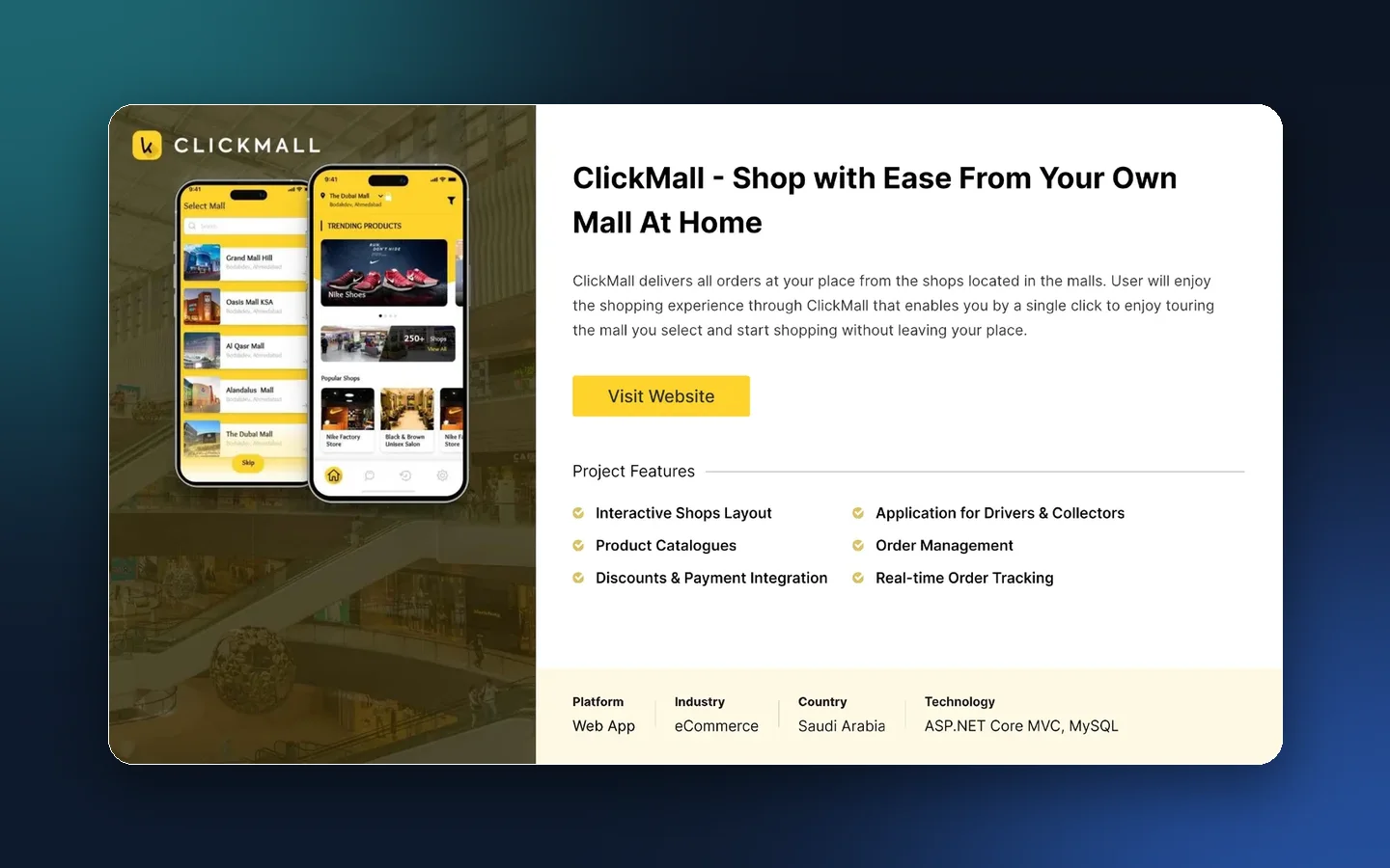 ClickMall — Web project by Hash Media