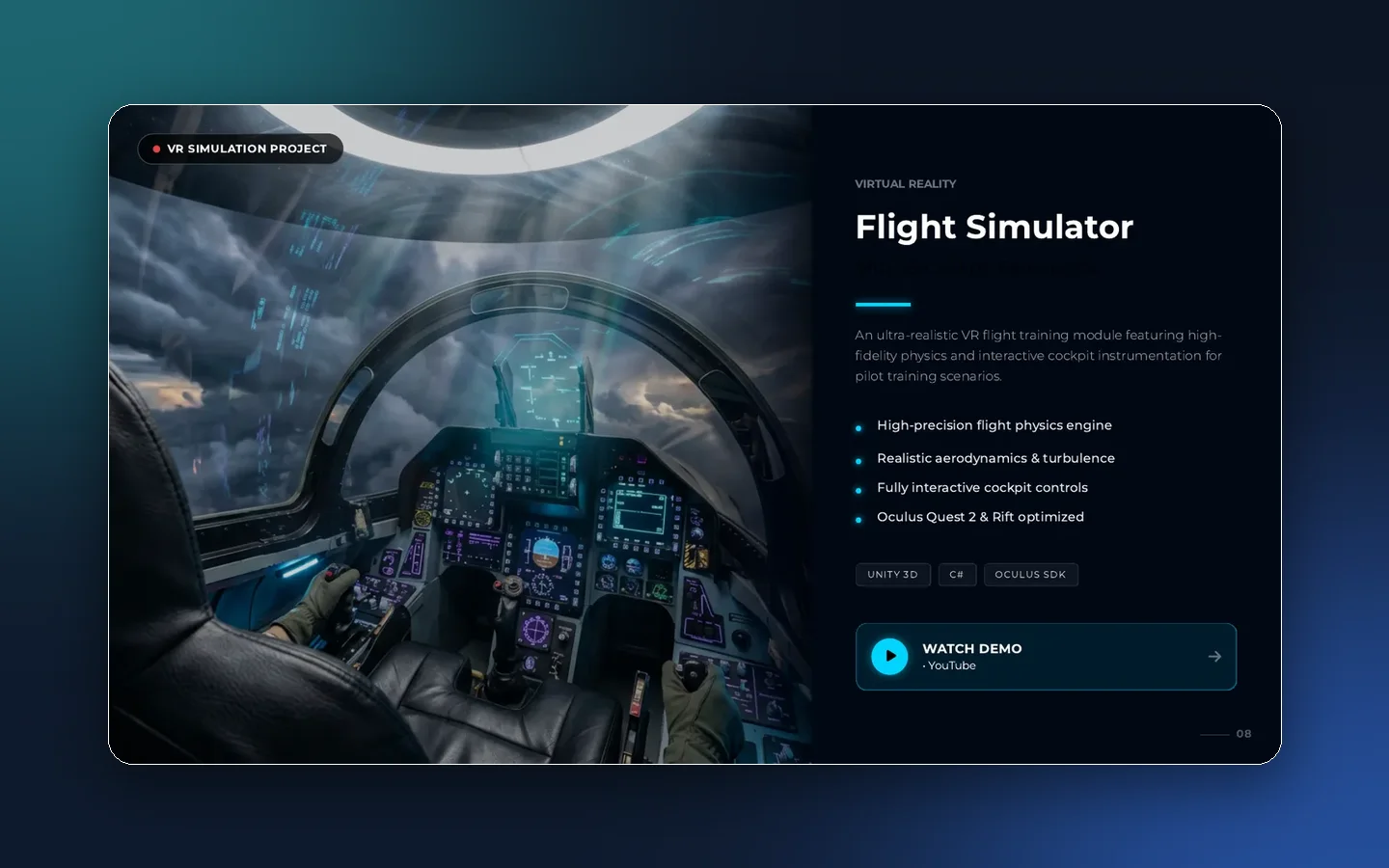 MiG-25 Flight Simulator VR — VR project by Hash Media